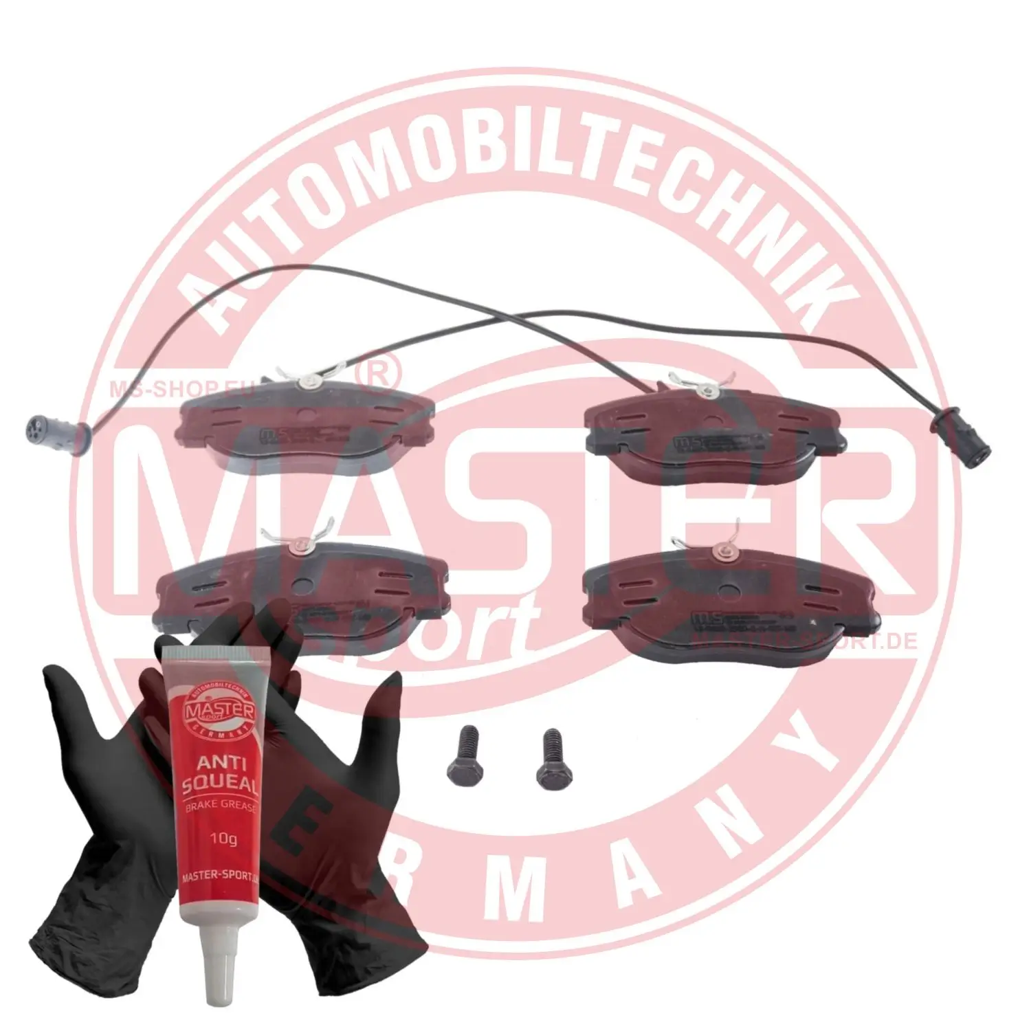 Bremsbelagsatz, Scheibenbremse Vorderachse MASTER-SPORT GERMANY 13046029802N-SET-MS