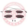 Bremsbelagsatz, Scheibenbremse Vorderachse MASTER-SPORT GERMANY 13046029802N-SET-MS