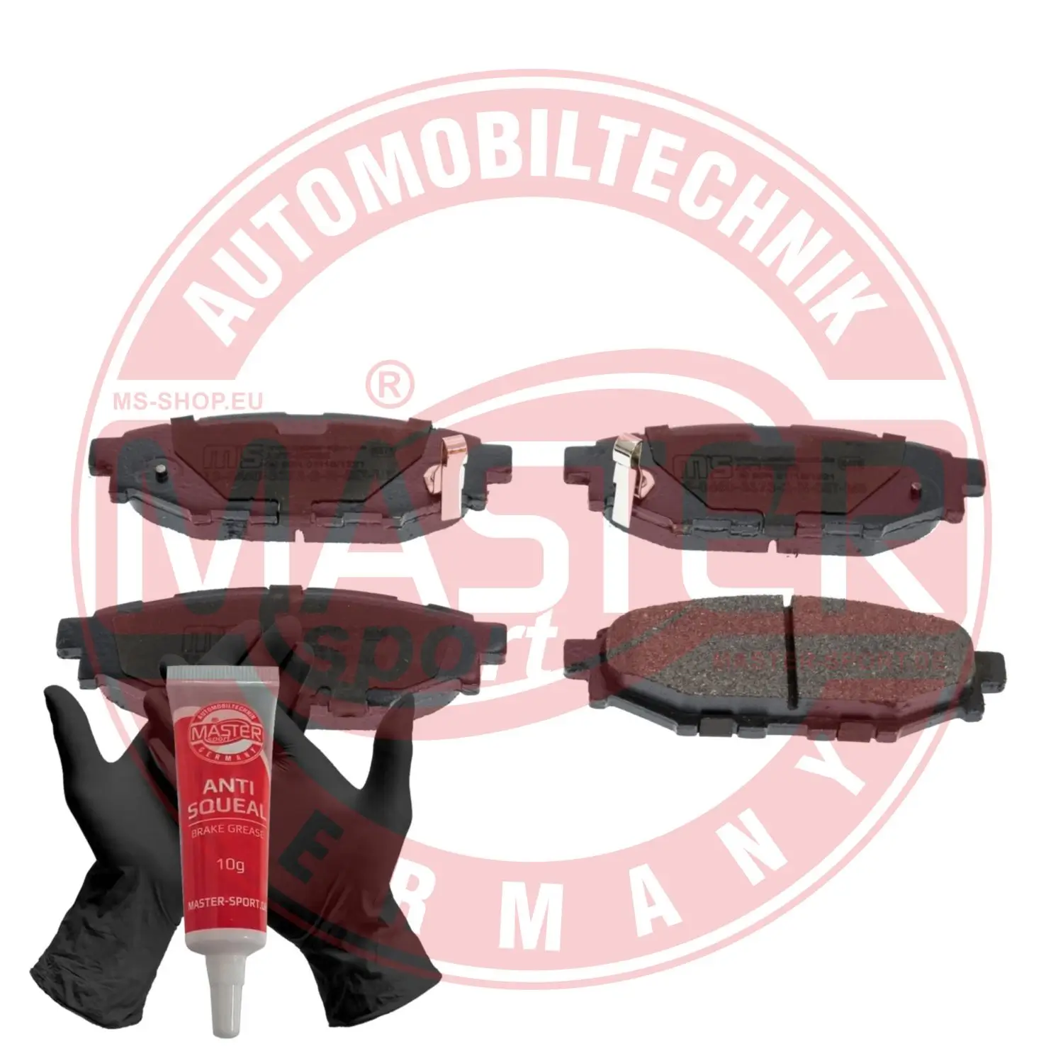 Bremsbelagsatz, Scheibenbremse Hinterachse MASTER-SPORT GERMANY 13046033732N-SET-MS