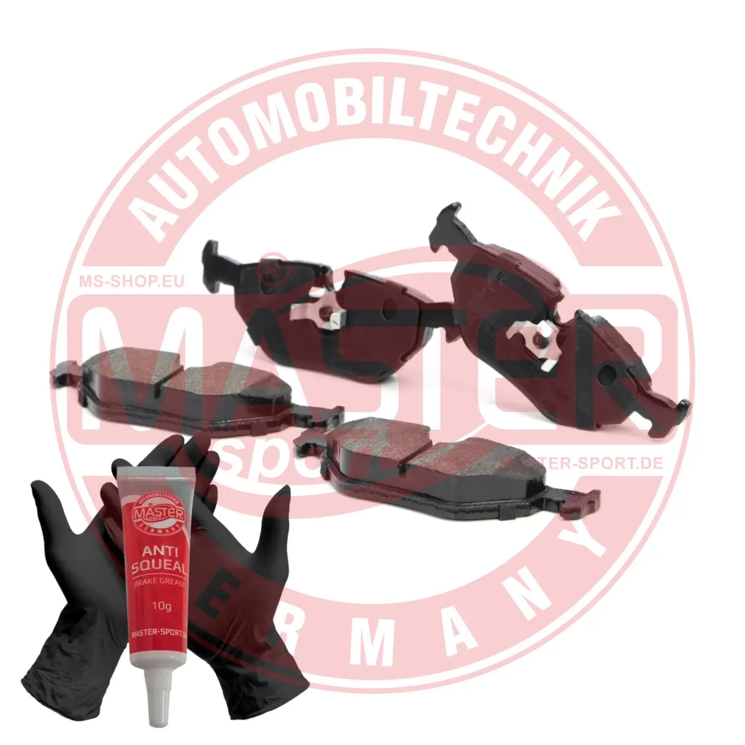 Bremsbelagsatz, Scheibenbremse Hinterachse MASTER-SPORT GERMANY 13046038032N-SET-MS