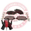 Bremsbelagsatz, Scheibenbremse Vorderachse MASTER-SPORT GERMANY 13046038092N-SET-MS
