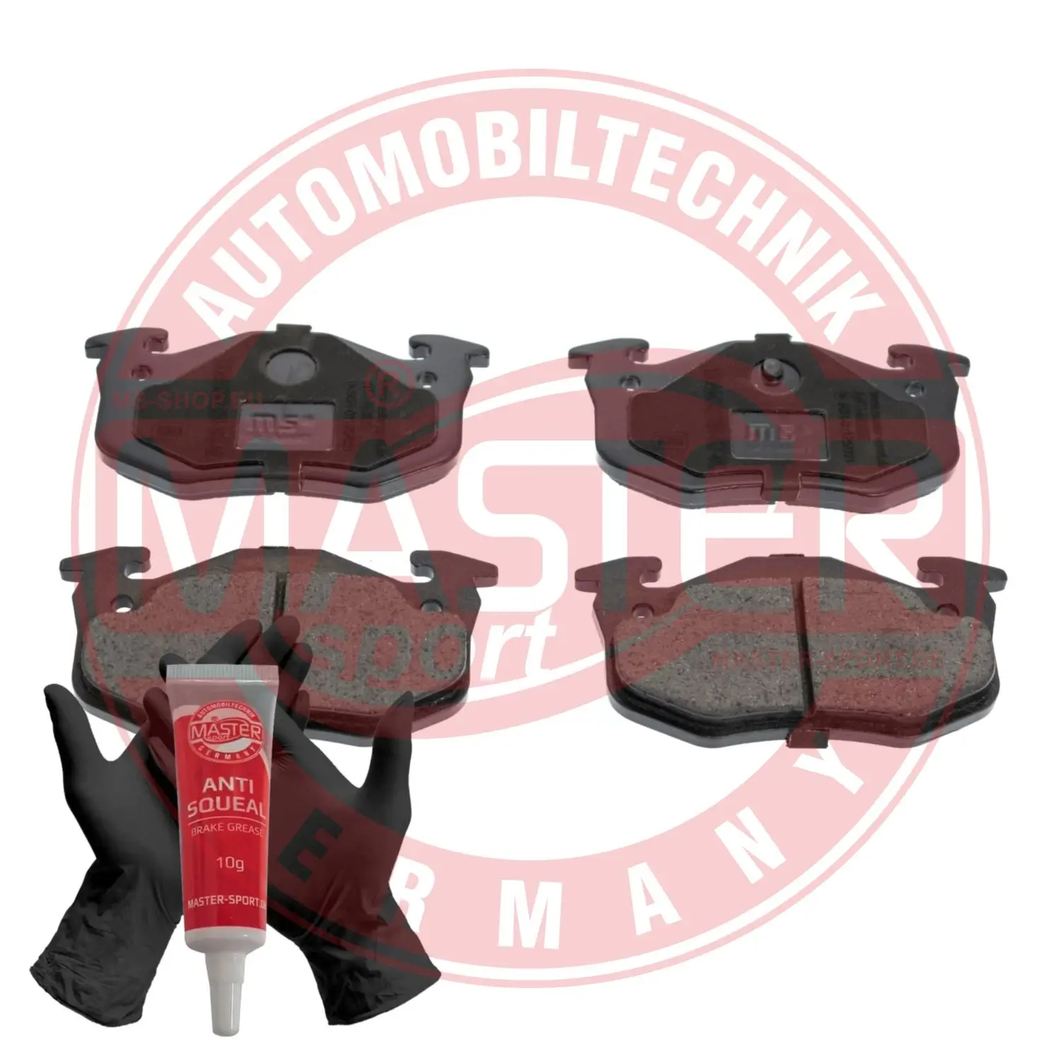 Bremsbelagsatz, Scheibenbremse Hinterachse MASTER-SPORT GERMANY 13046038232N-SET-MS