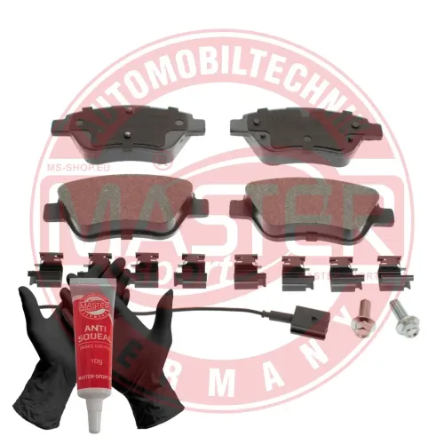 Bremsbelagsatz, Scheibenbremse Vorderachse MASTER-SPORT GERMANY 13046038262N-SET-MS Bild Bremsbelagsatz, Scheibenbremse Vorderachse MASTER-SPORT GERMANY 13046038262N-SET-MS