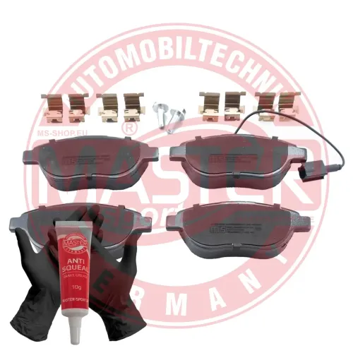 Bremsbelagsatz, Scheibenbremse Vorderachse MASTER-SPORT GERMANY 13046038272N-SET-MS Bild Bremsbelagsatz, Scheibenbremse Vorderachse MASTER-SPORT GERMANY 13046038272N-SET-MS