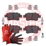 Bremsbelagsatz, Scheibenbremse Hinterachse MASTER-SPORT GERMANY 13046038362N-SET-MSP