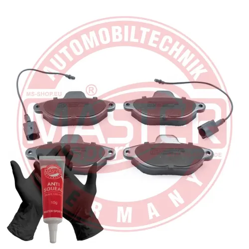 Bremsbelagsatz, Scheibenbremse Vorderachse MASTER-SPORT GERMANY 13046038382N-SET-MS Bild Bremsbelagsatz, Scheibenbremse Vorderachse MASTER-SPORT GERMANY 13046038382N-SET-MS