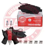 Bremsbelagsatz, Scheibenbremse Vorderachse MASTER-SPORT GERMANY 13046038462N-SET-MS
