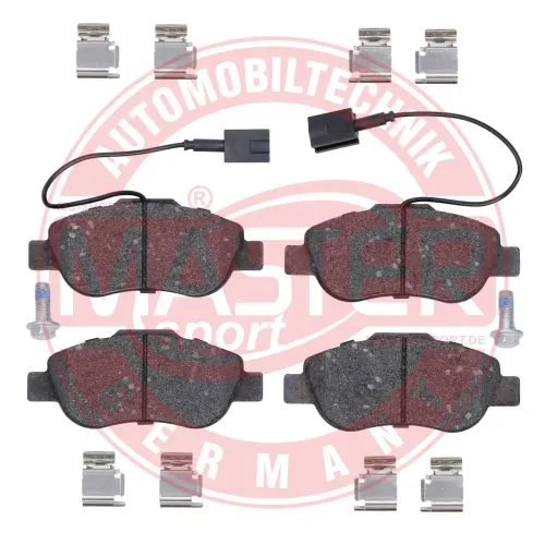 Bremsbelagsatz, Scheibenbremse Vorderachse MASTER-SPORT GERMANY 13046038462N-SET-MS Bild Bremsbelagsatz, Scheibenbremse Vorderachse MASTER-SPORT GERMANY 13046038462N-SET-MS