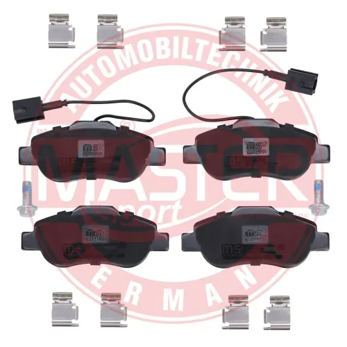 Bremsbelagsatz, Scheibenbremse Vorderachse MASTER-SPORT GERMANY 13046038462N-SET-MS Bild Bremsbelagsatz, Scheibenbremse Vorderachse MASTER-SPORT GERMANY 13046038462N-SET-MS