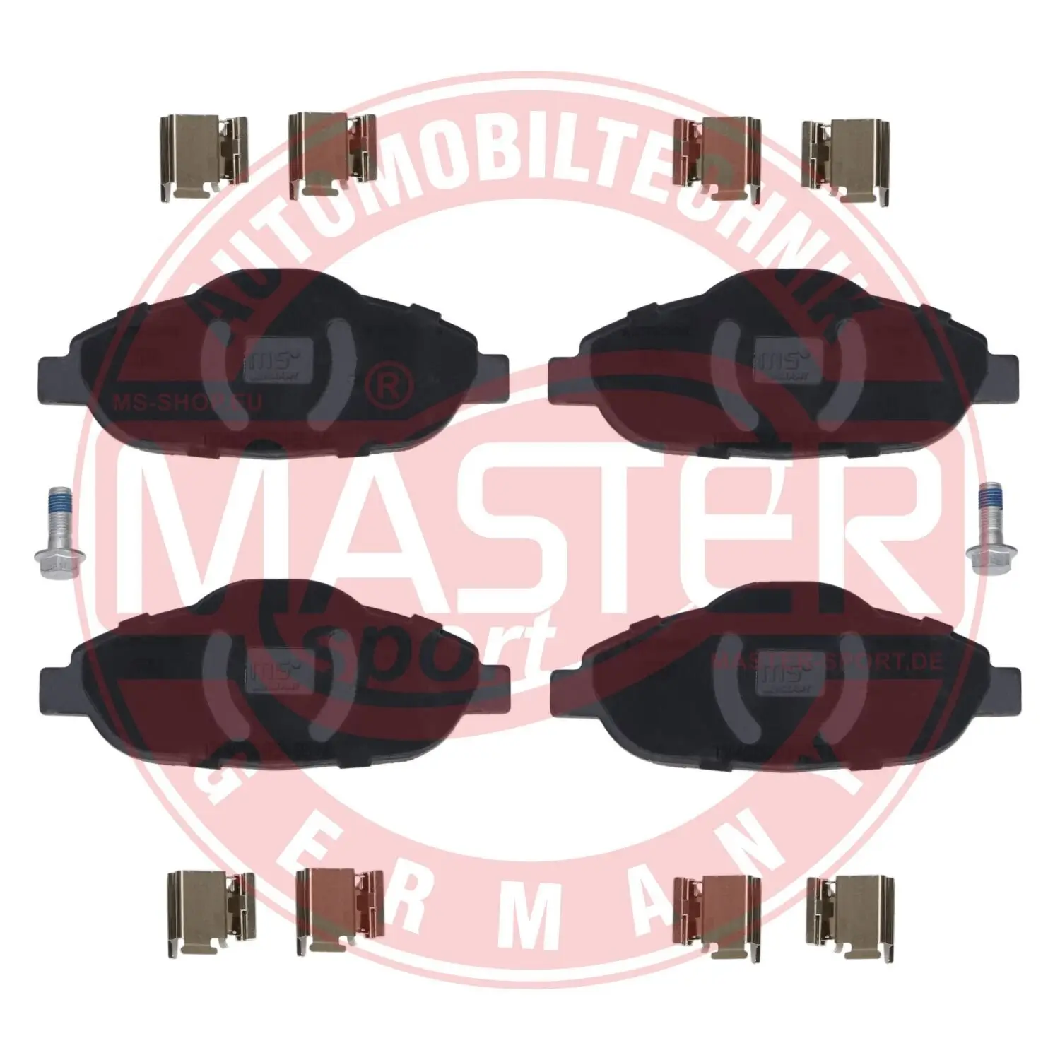 Bremsbelagsatz, Scheibenbremse Vorderachse MASTER-SPORT GERMANY 13046038472N-SET-MS