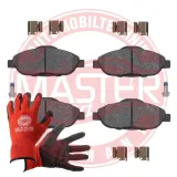 Bremsbelagsatz, Scheibenbremse Vorderachse MASTER-SPORT GERMANY 13046038472N-SET-MSP
