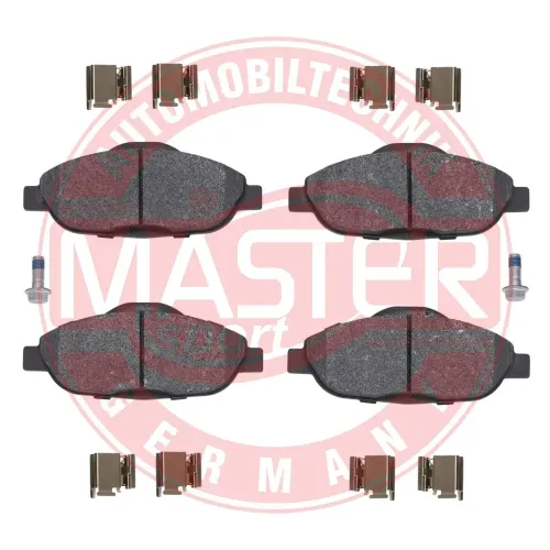 Bremsbelagsatz, Scheibenbremse Vorderachse MASTER-SPORT GERMANY 13046038472N-SET-MS Bild Bremsbelagsatz, Scheibenbremse Vorderachse MASTER-SPORT GERMANY 13046038472N-SET-MS