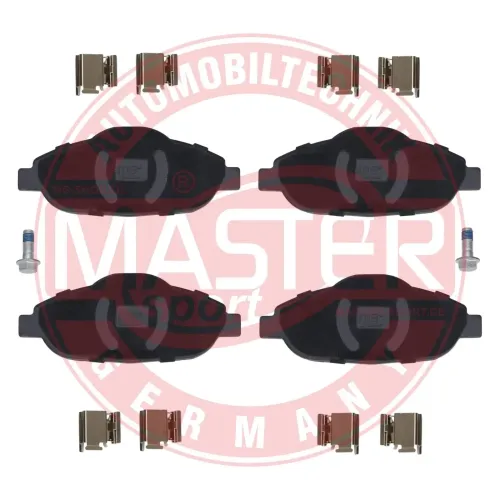 Bremsbelagsatz, Scheibenbremse Vorderachse MASTER-SPORT GERMANY 13046038472N-SET-MS Bild Bremsbelagsatz, Scheibenbremse Vorderachse MASTER-SPORT GERMANY 13046038472N-SET-MS