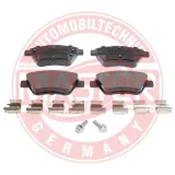 Bremsbelagsatz, Scheibenbremse Vorderachse MASTER-SPORT GERMANY 13046038502N-SET-MS