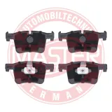 Bremsbelagsatz, Scheibenbremse Vorderachse MASTER-SPORT GERMANY 13046038572N-SET-MS