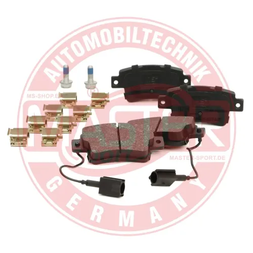 Bremsbelagsatz, Scheibenbremse Hinterachse MASTER-SPORT GERMANY 13046038622N-SET-MS Bild Bremsbelagsatz, Scheibenbremse Hinterachse MASTER-SPORT GERMANY 13046038622N-SET-MS