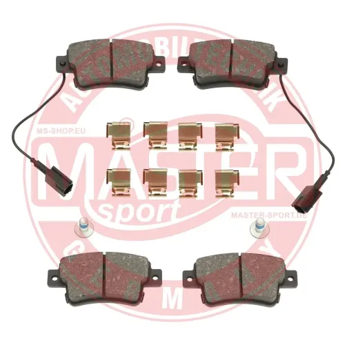 Bremsbelagsatz, Scheibenbremse Hinterachse MASTER-SPORT GERMANY 13046038622N-SET-MS Bild Bremsbelagsatz, Scheibenbremse Hinterachse MASTER-SPORT GERMANY 13046038622N-SET-MS