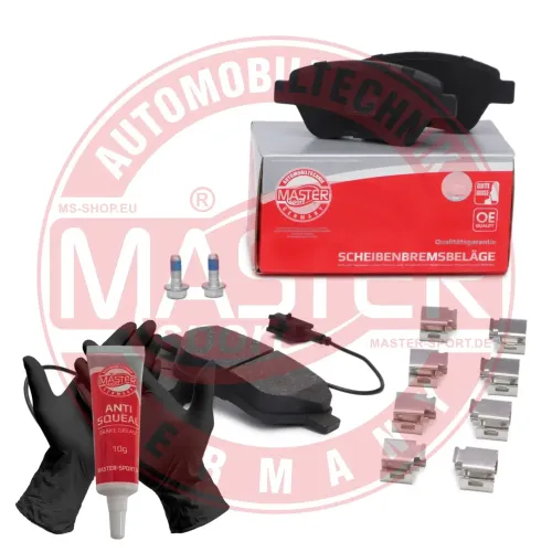 Bremsbelagsatz, Scheibenbremse Vorderachse MASTER-SPORT GERMANY 13046038632N-SET-MS Bild Bremsbelagsatz, Scheibenbremse Vorderachse MASTER-SPORT GERMANY 13046038632N-SET-MS