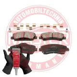 Bremsbelagsatz, Scheibenbremse Vorderachse MASTER-SPORT GERMANY 13046038672N-SET-MS