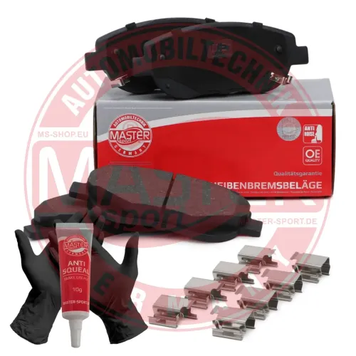 Bremsbelagsatz, Scheibenbremse Vorderachse MASTER-SPORT GERMANY 13046038742N-SET-MS Bild Bremsbelagsatz, Scheibenbremse Vorderachse MASTER-SPORT GERMANY 13046038742N-SET-MS