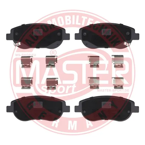 Bremsbelagsatz, Scheibenbremse Vorderachse MASTER-SPORT GERMANY 13046038742N-SET-MS Bild Bremsbelagsatz, Scheibenbremse Vorderachse MASTER-SPORT GERMANY 13046038742N-SET-MS