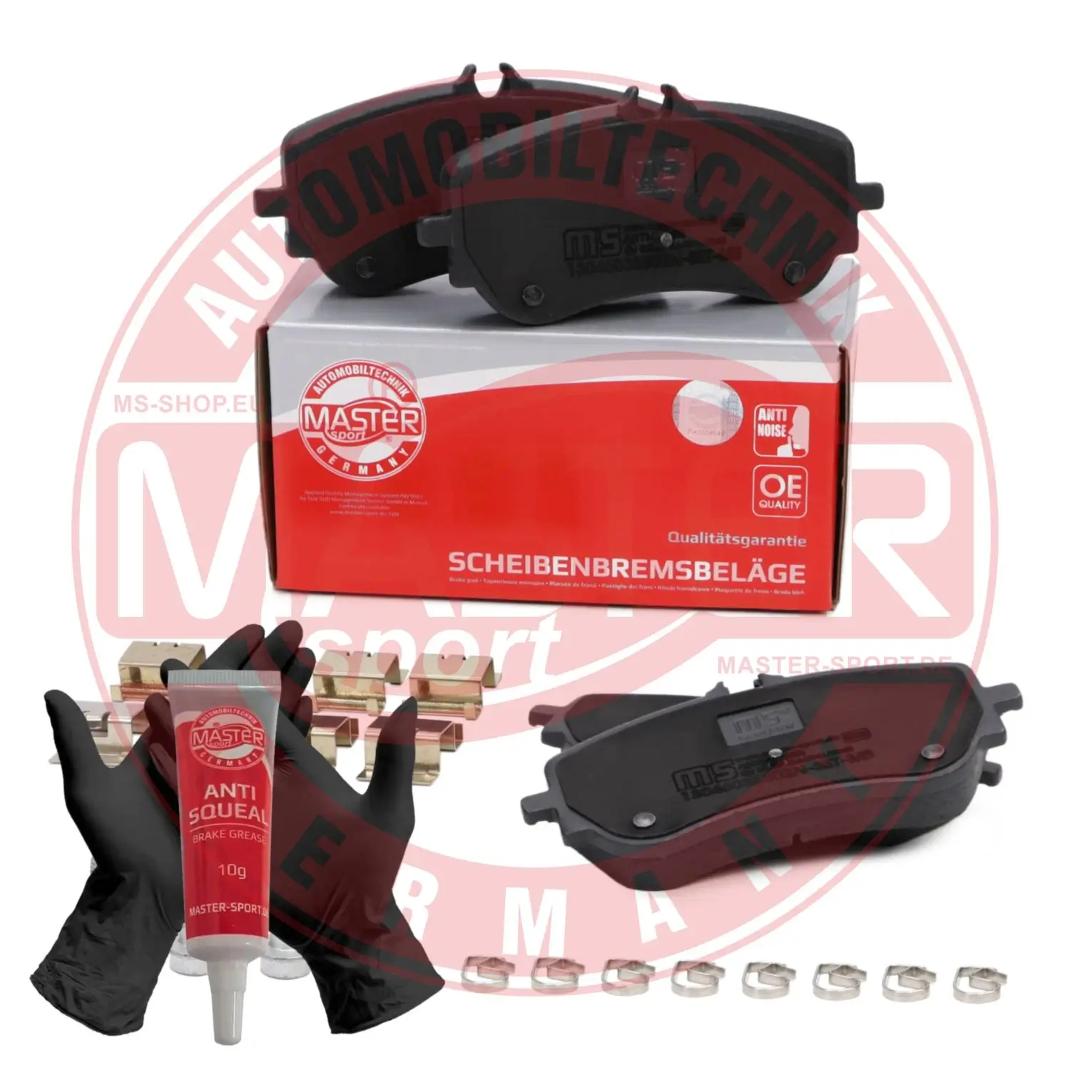 Bremsbelagsatz, Scheibenbremse Hinterachse MASTER-SPORT GERMANY 13046038802N-SET-MS