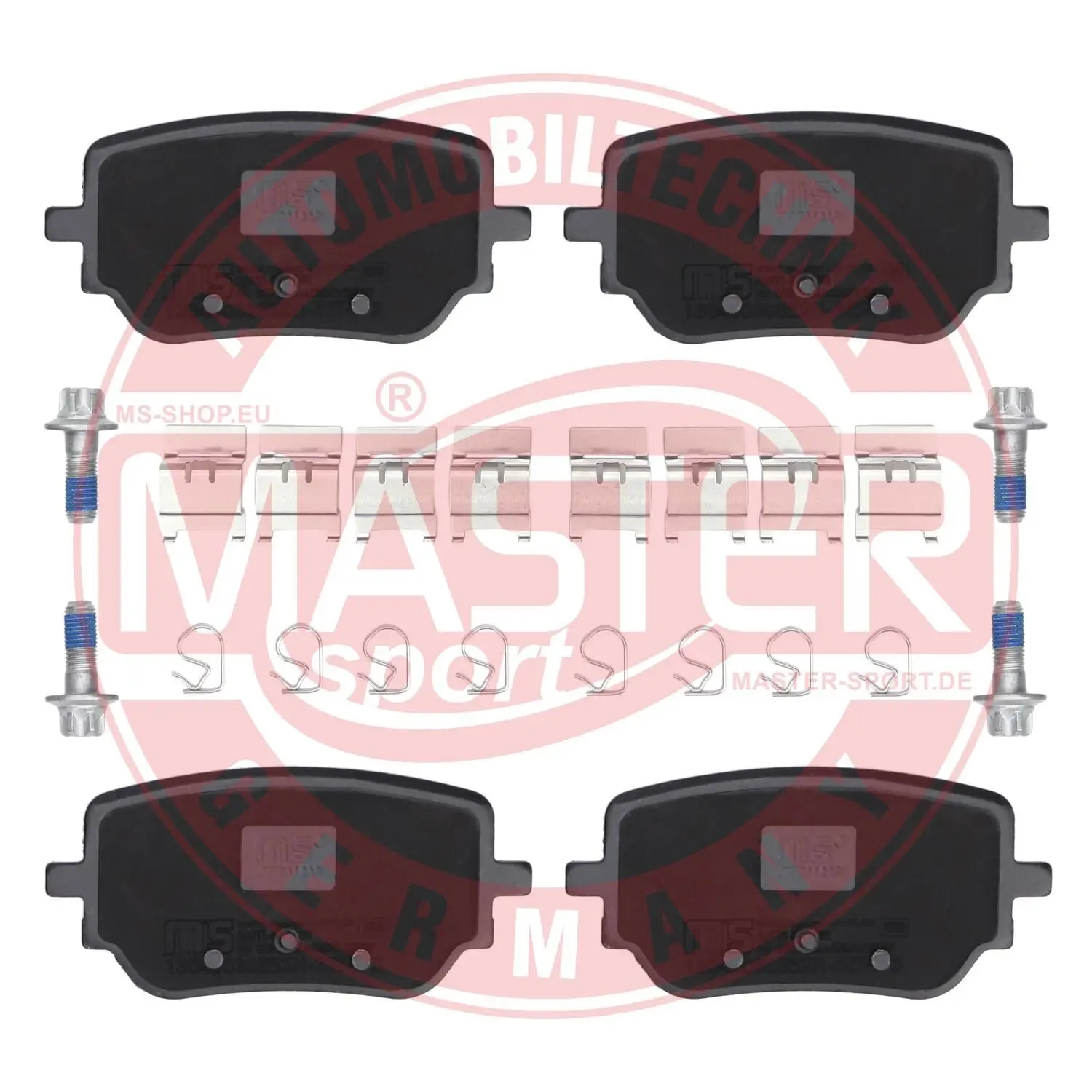 Bremsbelagsatz, Scheibenbremse Hinterachse MASTER-SPORT GERMANY 13046038852N-SET-MS