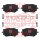 Bremsbelagsatz, Scheibenbremse Hinterachse MASTER-SPORT GERMANY 13046038852N-SET-MS