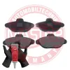 Bremsbelagsatz, Scheibenbremse Vorderachse MASTER-SPORT GERMANY 13046039492N-SET-MS