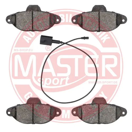 Bremsbelagsatz, Scheibenbremse Vorderachse MASTER-SPORT GERMANY 13046039512N-SET-MS Bild Bremsbelagsatz, Scheibenbremse Vorderachse MASTER-SPORT GERMANY 13046039512N-SET-MS