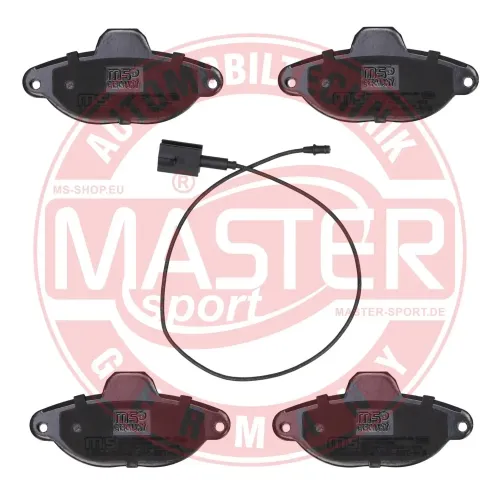 Bremsbelagsatz, Scheibenbremse Vorderachse MASTER-SPORT GERMANY 13046039512N-SET-MS Bild Bremsbelagsatz, Scheibenbremse Vorderachse MASTER-SPORT GERMANY 13046039512N-SET-MS