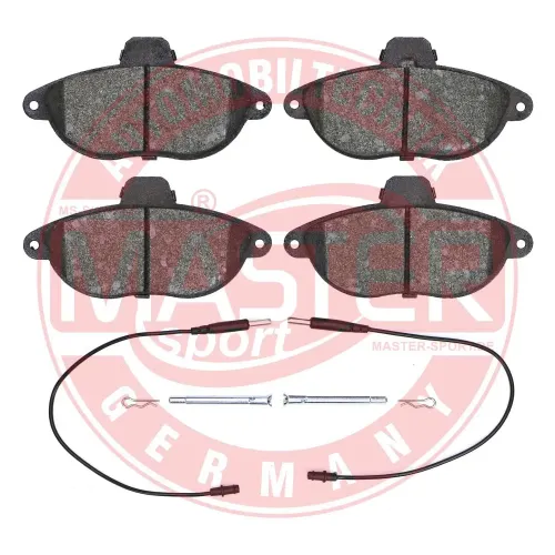 Bremsbelagsatz, Scheibenbremse Vorderachse MASTER-SPORT GERMANY 13046039572N-SET-MS Bild Bremsbelagsatz, Scheibenbremse Vorderachse MASTER-SPORT GERMANY 13046039572N-SET-MS