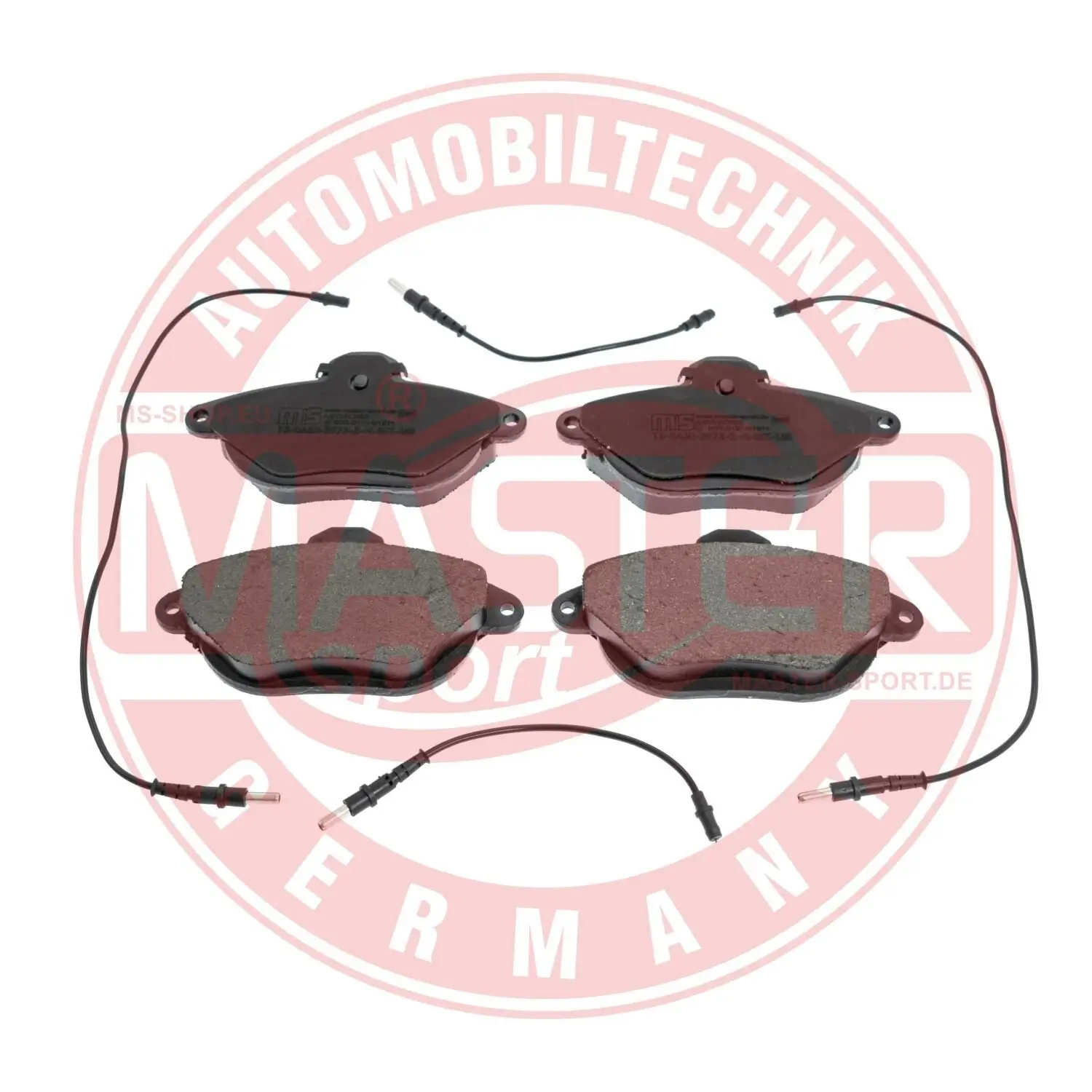 Bremsbelagsatz, Scheibenbremse Vorderachse MASTER-SPORT GERMANY 13046039732N-SET-MS