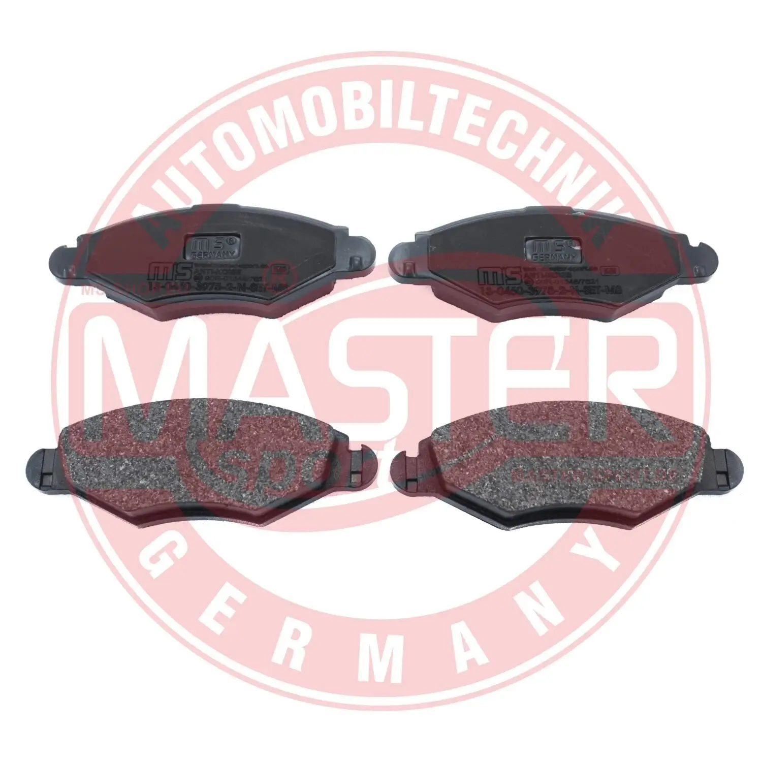 Bremsbelagsatz, Scheibenbremse Vorderachse MASTER-SPORT GERMANY 13046039752N-SET-MS