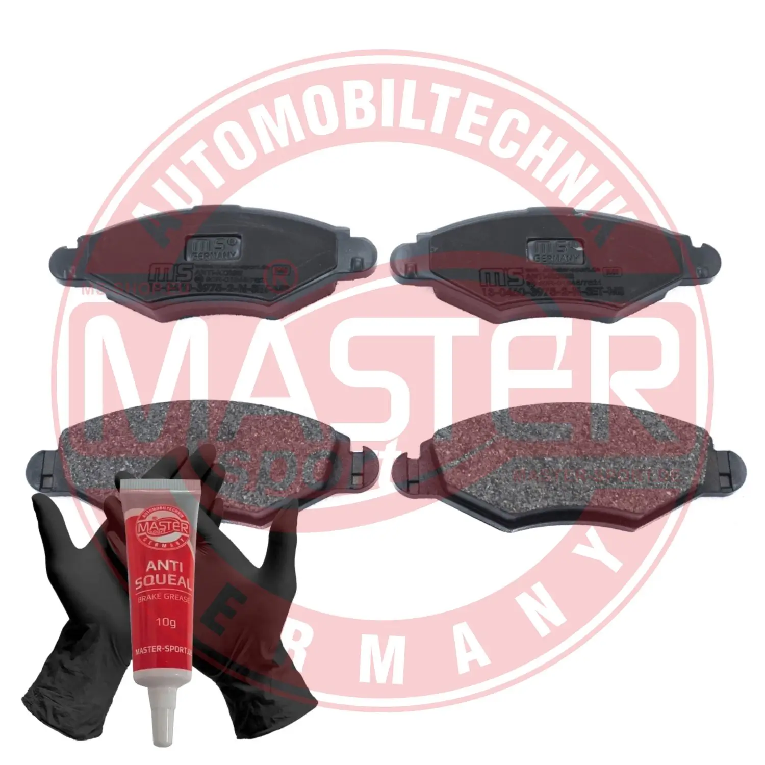 Bremsbelagsatz, Scheibenbremse Vorderachse MASTER-SPORT GERMANY 13046039752N-SET-MS