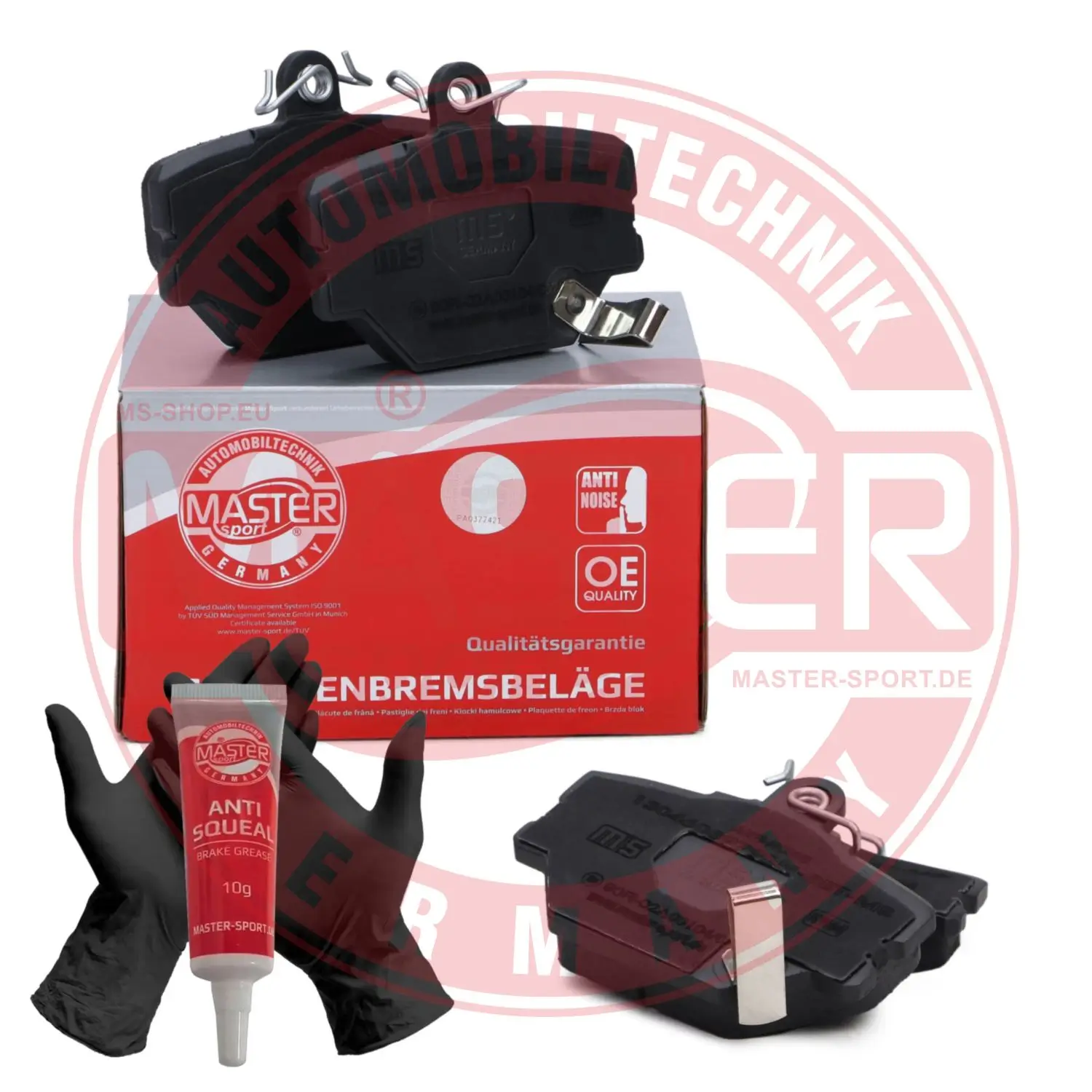 Bremsbelagsatz, Scheibenbremse Vorderachse MASTER-SPORT GERMANY 13046039792N-SET-MS