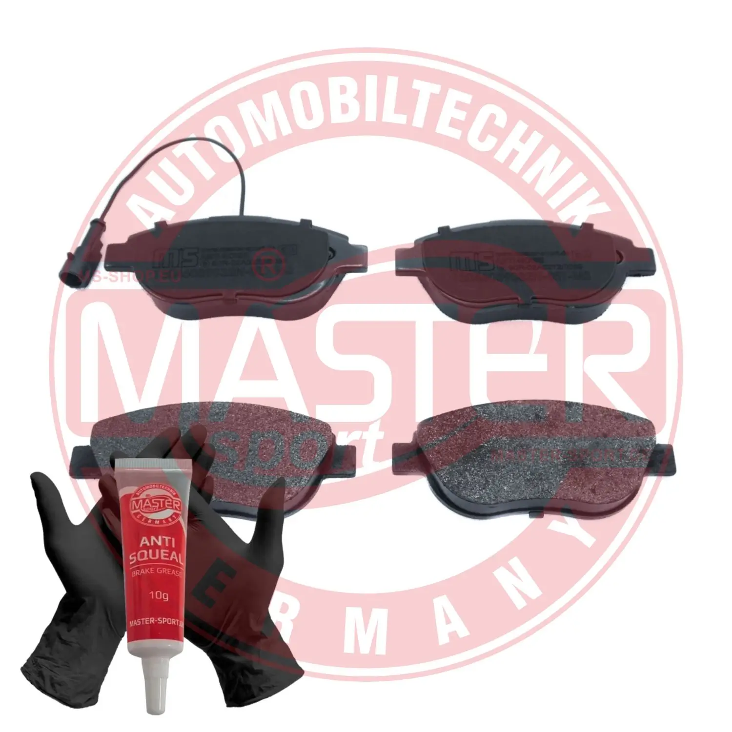 Bremsbelagsatz, Scheibenbremse Vorderachse MASTER-SPORT GERMANY 13046039832N-SET-MS