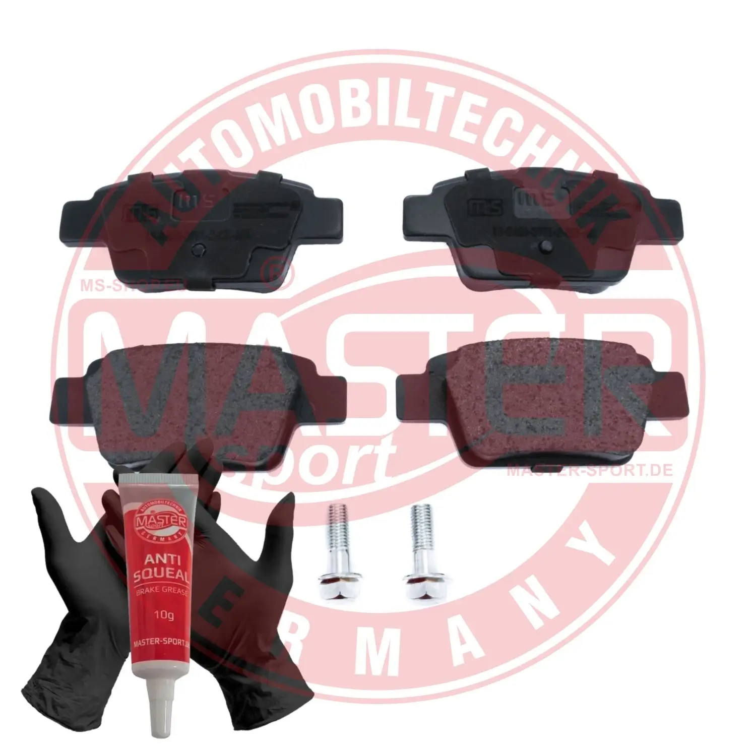Bremsbelagsatz, Scheibenbremse Hinterachse MASTER-SPORT GERMANY 13046039912N-SET-MS