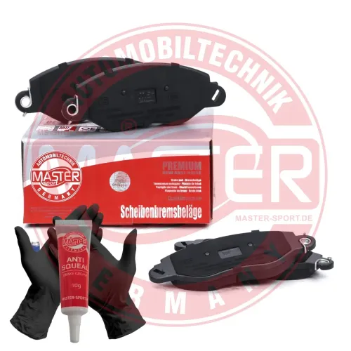 Bremsbelagsatz, Scheibenbremse Vorderachse MASTER-SPORT GERMANY 13046039922N-SET-MS Bild Bremsbelagsatz, Scheibenbremse Vorderachse MASTER-SPORT GERMANY 13046039922N-SET-MS