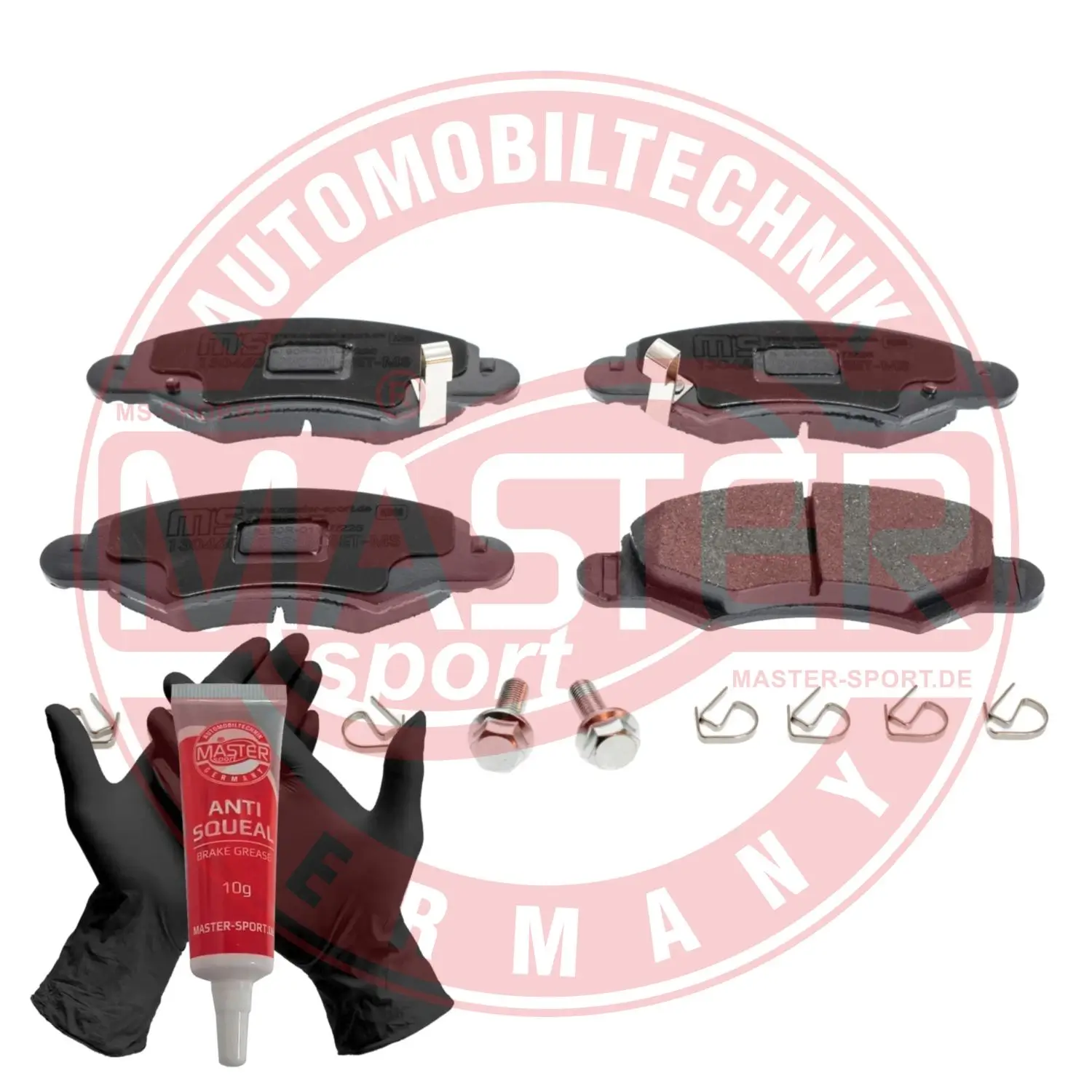 Bremsbelagsatz, Scheibenbremse Vorderachse MASTER-SPORT GERMANY 13046039952N-SET-MS