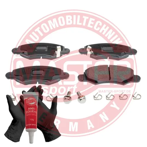 Bremsbelagsatz, Scheibenbremse Vorderachse MASTER-SPORT GERMANY 13046039952N-SET-MS Bild Bremsbelagsatz, Scheibenbremse Vorderachse MASTER-SPORT GERMANY 13046039952N-SET-MS