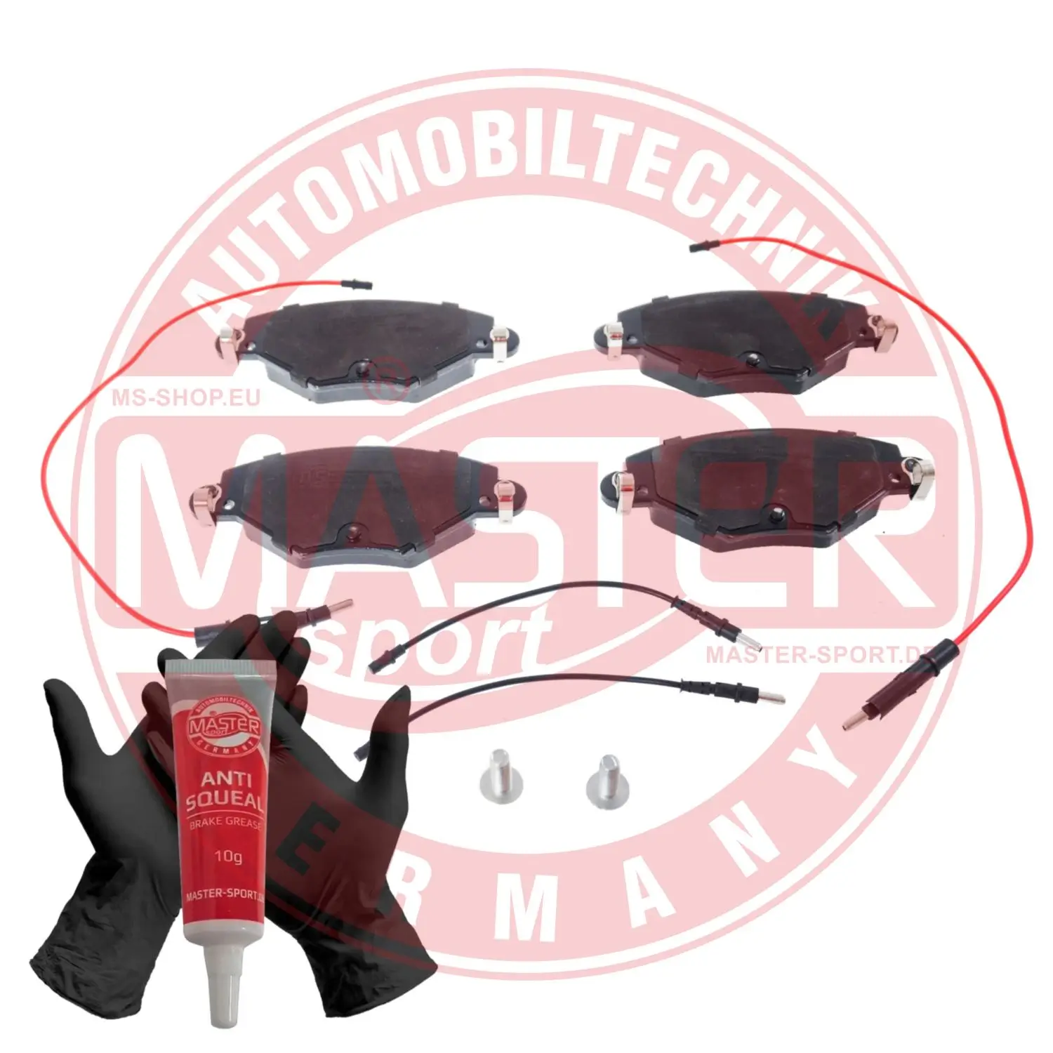 Bremsbelagsatz, Scheibenbremse Vorderachse MASTER-SPORT GERMANY 13046039972N-SET-MS