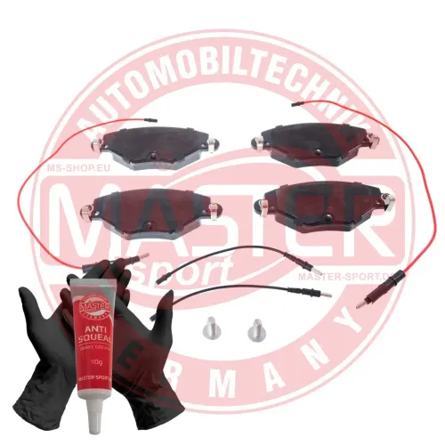Bremsbelagsatz, Scheibenbremse Vorderachse MASTER-SPORT GERMANY 13046039972N-SET-MS Bild Bremsbelagsatz, Scheibenbremse Vorderachse MASTER-SPORT GERMANY 13046039972N-SET-MS