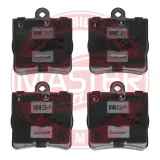 Bremsbelagsatz, Scheibenbremse Hinterachse MASTER-SPORT GERMANY 13046040642N-SET-MS