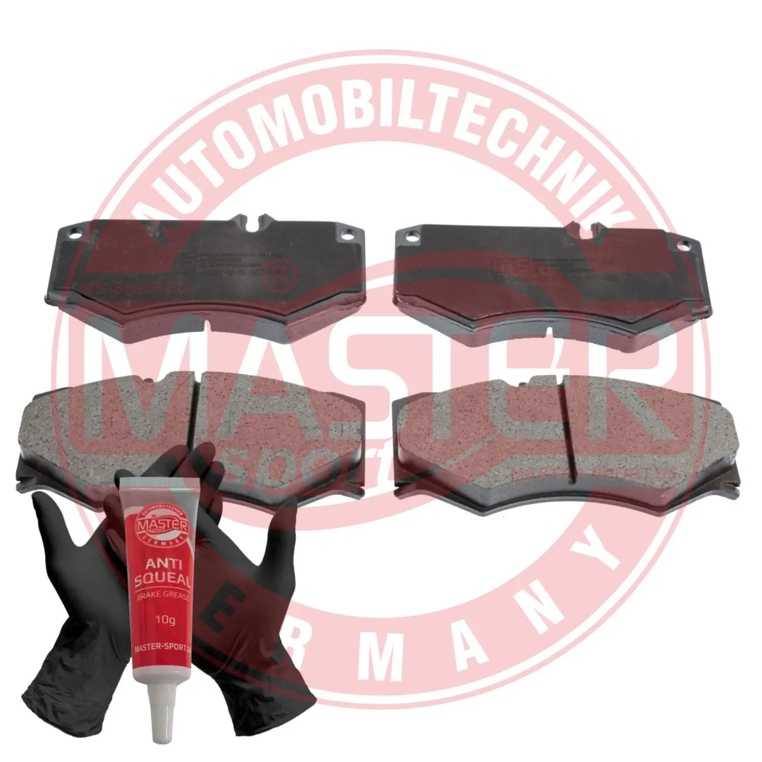 Bremsbelagsatz, Scheibenbremse Vorderachse MASTER-SPORT GERMANY 13046044012N-SET-MS