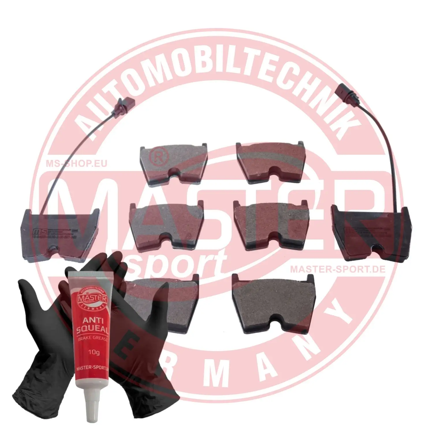 Bremsbelagsatz, Scheibenbremse Vorderachse MASTER-SPORT GERMANY 13046048002N-SET-MS