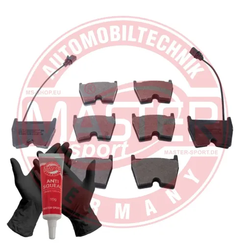 Bremsbelagsatz, Scheibenbremse Vorderachse MASTER-SPORT GERMANY 13046048002N-SET-MS Bild Bremsbelagsatz, Scheibenbremse Vorderachse MASTER-SPORT GERMANY 13046048002N-SET-MS