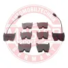 Bremsbelagsatz, Scheibenbremse Vorderachse MASTER-SPORT GERMANY 13046048002N-SET-MS