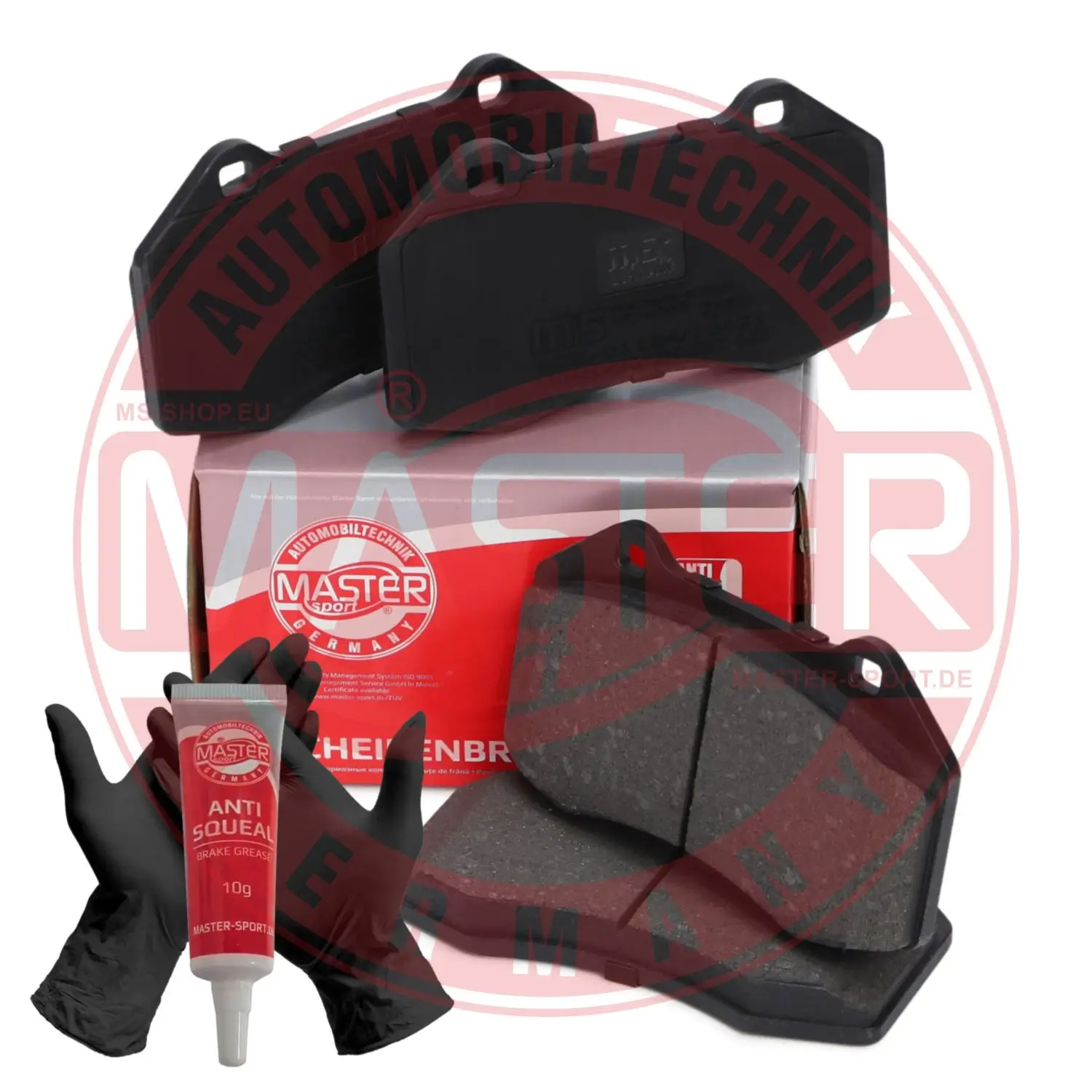 Bremsbelagsatz, Scheibenbremse Vorderachse MASTER-SPORT GERMANY 13046048052N-SET-MS