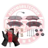 Bremsbelagsatz, Scheibenbremse Vorderachse MASTER-SPORT GERMANY 13046048102N-SET-MS